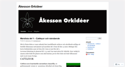 Desktop Screenshot of blog.akessonorkideer.se